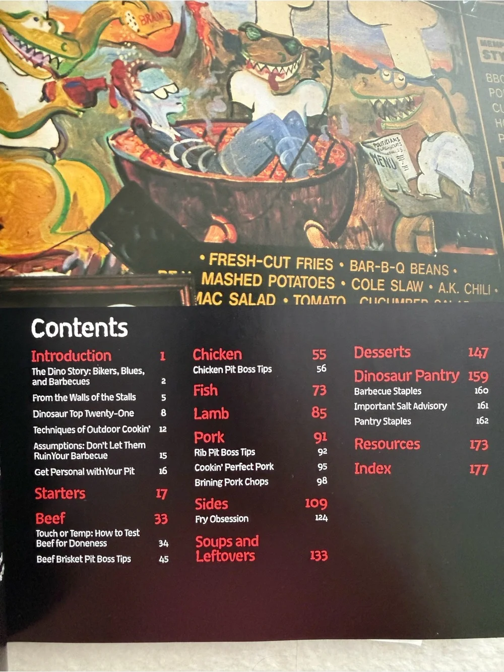 Dinosaur BBQ An American Roadhouse — Cookbook/Photo Book (Black Cover)